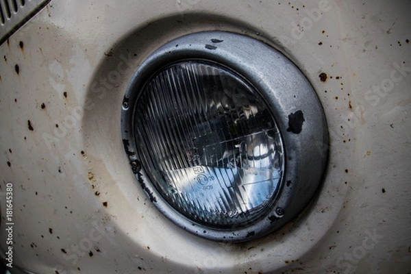 Obraz Oldie Bus Scheinwerfer