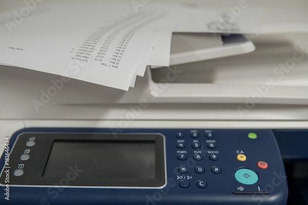 Obraz multi function copier in office