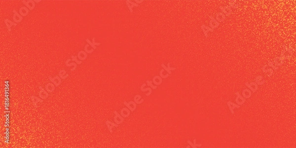 Obraz diagonal creative red color halftone gradient texture. Fading comic pop art overlay backdrop. diagonal red vector background