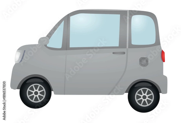 Fototapeta Grey two seats car. vector	
