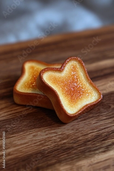 Obraz Cinnamon Toast on a Cutting Board