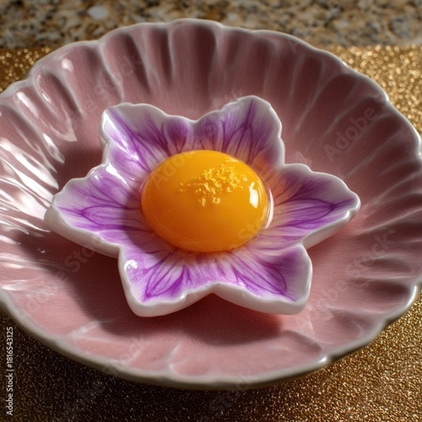 Obraz Egg Decoration on Flower Plate