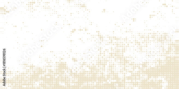 Fototapeta aged newspaper halftone abstract dotted background and texture