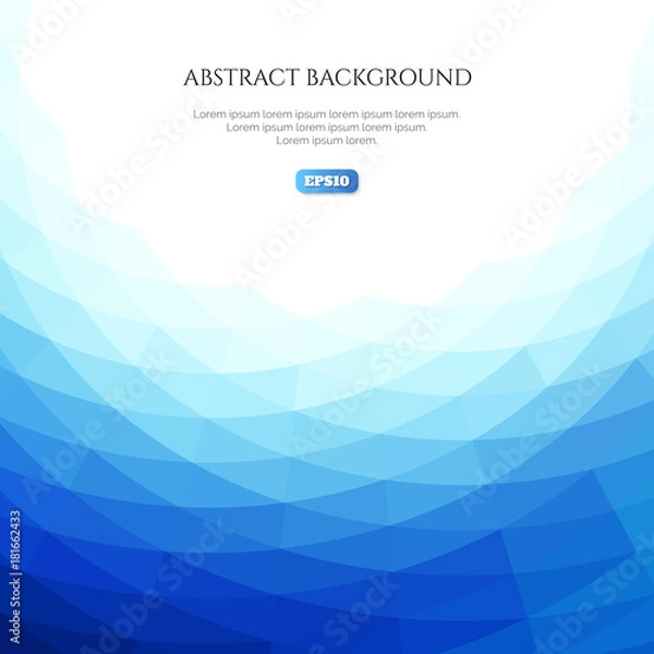 Fototapeta Abstract background with a pattern of smooth shapes. White space for text.