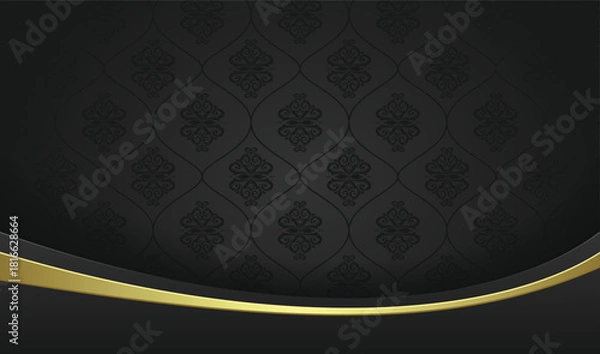 Obraz elegance black background vector 