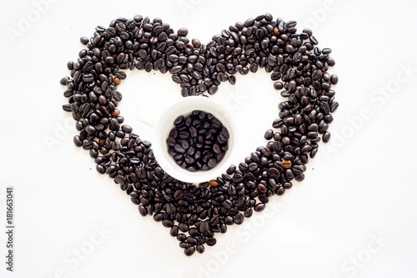 Fototapeta Cofee beans composition