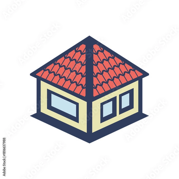 Obraz Single house stock