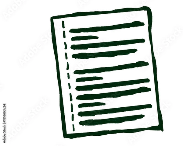 Fototapeta Document illustrations