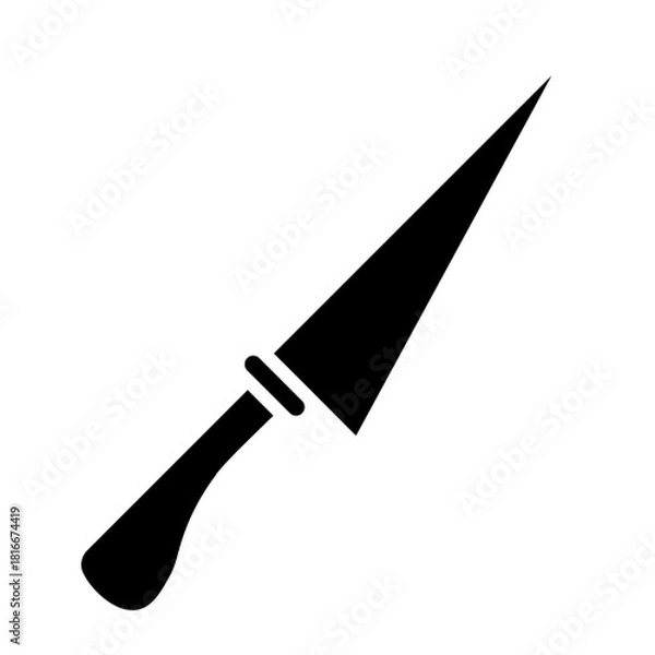 Obraz kitchen knife icon