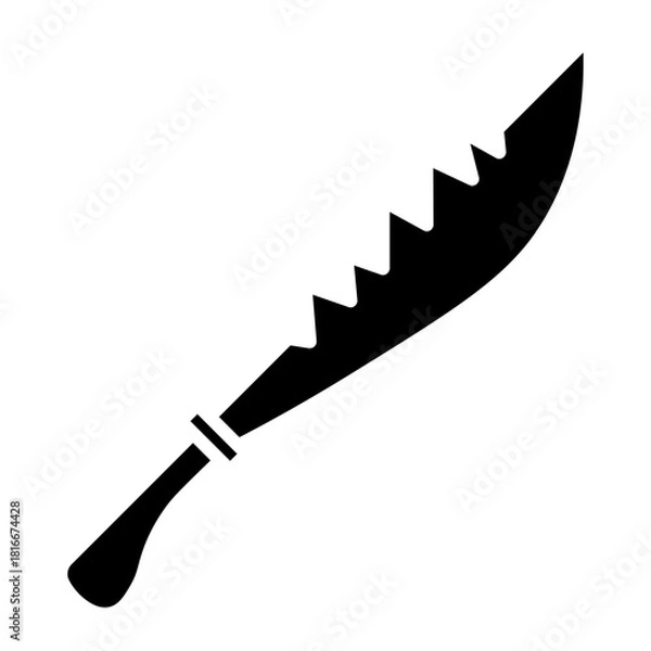 Obraz kitchen knife icon