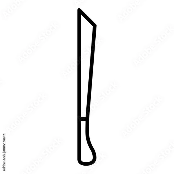 Obraz kitchen knife icon