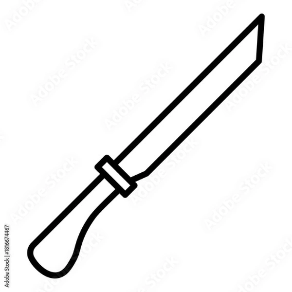 Obraz kitchen knife icon