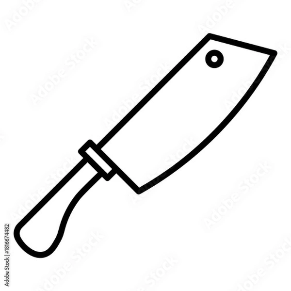 Obraz kitchen knife icon