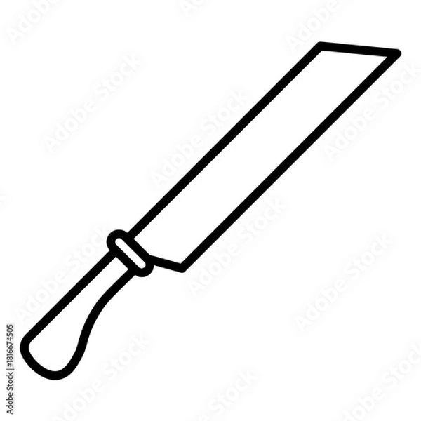 Obraz kitchen knife icon