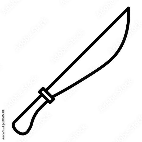 Obraz kitchen knife icon
