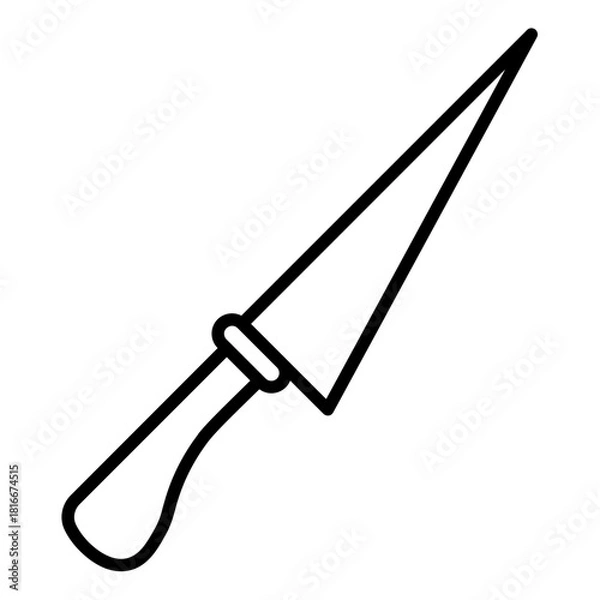 Obraz kitchen knife icon