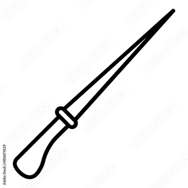 Obraz kitchen knife icon