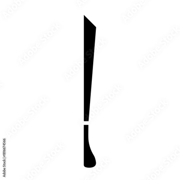 Obraz kitchen knife icon