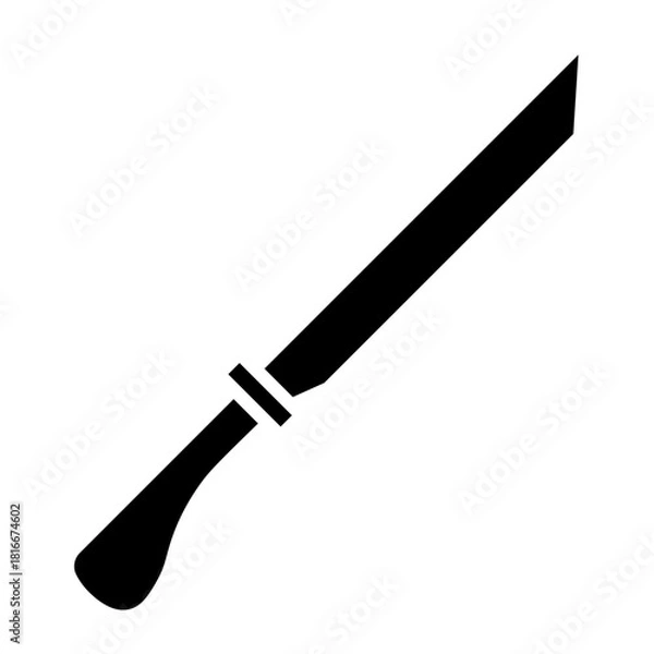 Obraz kitchen knife icon