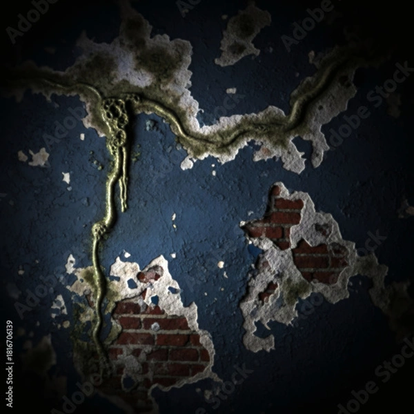 Obraz ダークファンタジーホラーのためのドラマチックな背景素材