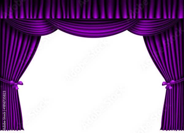 Obraz red fabric texture  