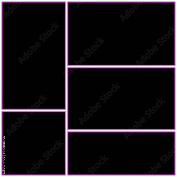 Obraz Bento grid illustration