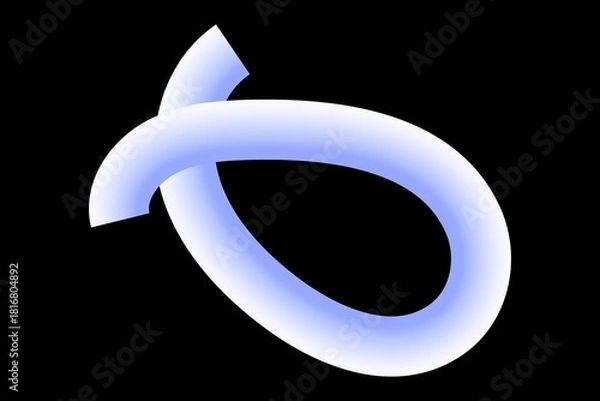 Obraz Abstract gradient line art