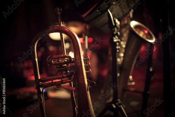 Obraz Trompete und Saxophon