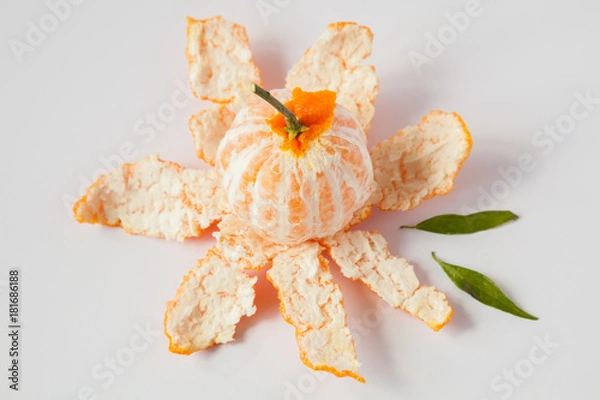 Obraz hole orange tangerine