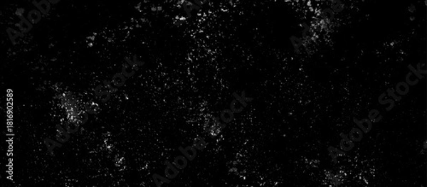 Obraz color splash on black background. black rusty crack and scratch wall texture. old damaged surface rough texture background.