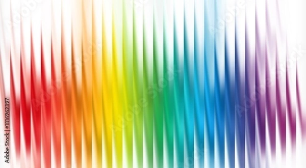 Fototapeta Colorful abstract lines. The image showcases a vibrant spectrum of colors in a visually captivating arrangement