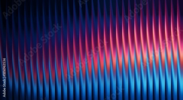 Fototapeta Abstract Lines: A visual representation of elegant lines and gradients with vibrant colors