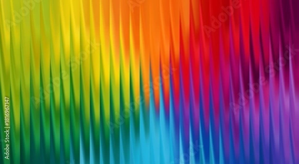 Fototapeta Colorful abstract pattern background with spectrum of vibrant colors, evoking feelings of positivity and creativity