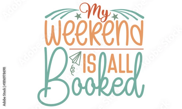 Fototapeta Librarian & Book Lover Quote EPS T-Shirt Bundle