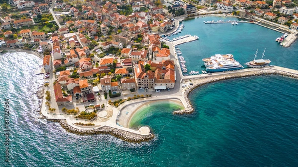 Obraz Postira Adriatic Harbor