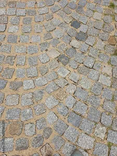 Obraz Pflastersteine, straße, Kopfsteinpflaster, Pflaster, Weg, Pflasterfläche