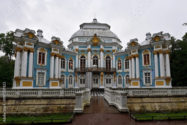 Obraz The Hermitage Pavilion in the Catherine Park of Tsarskoye Selo.