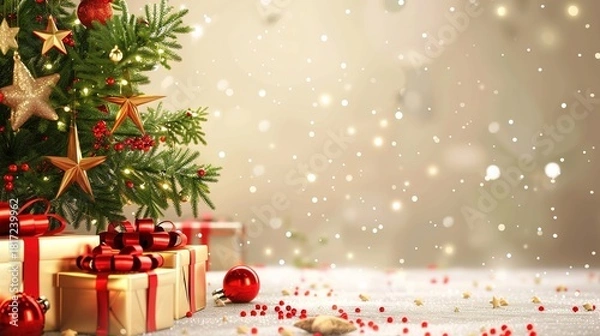 Obraz 3D_Christmas_promotion_background