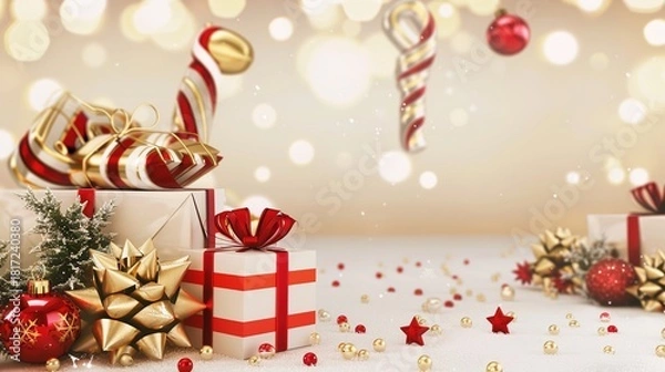 Obraz 3D_Christmas_promotion_background