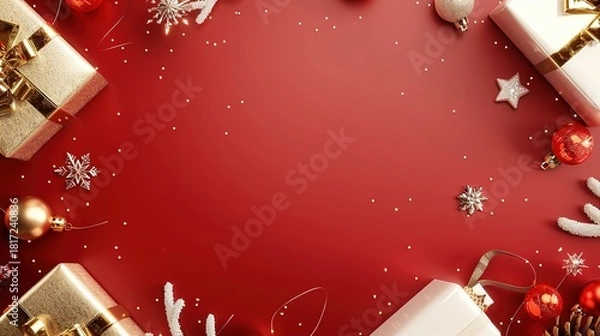 Obraz 3D_Christmas_promotion_background