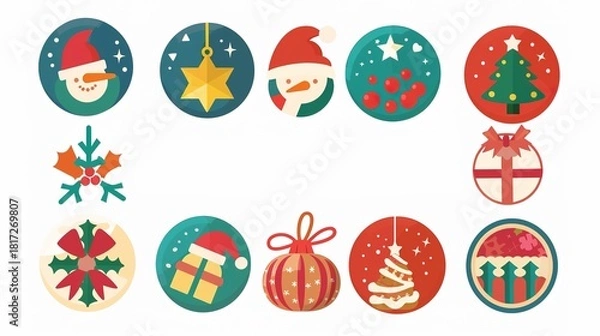 Obraz Christmas_promotion_badge_design