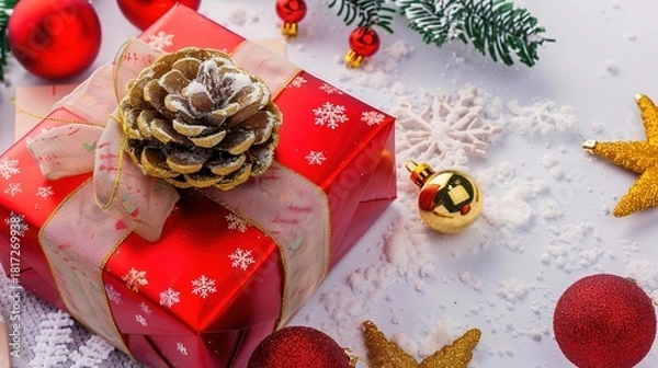 Obraz Christmas_promotion_gift_box_material