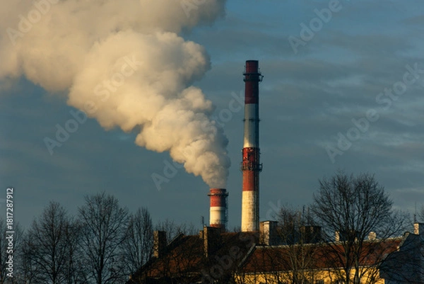 Obraz Dym z komina