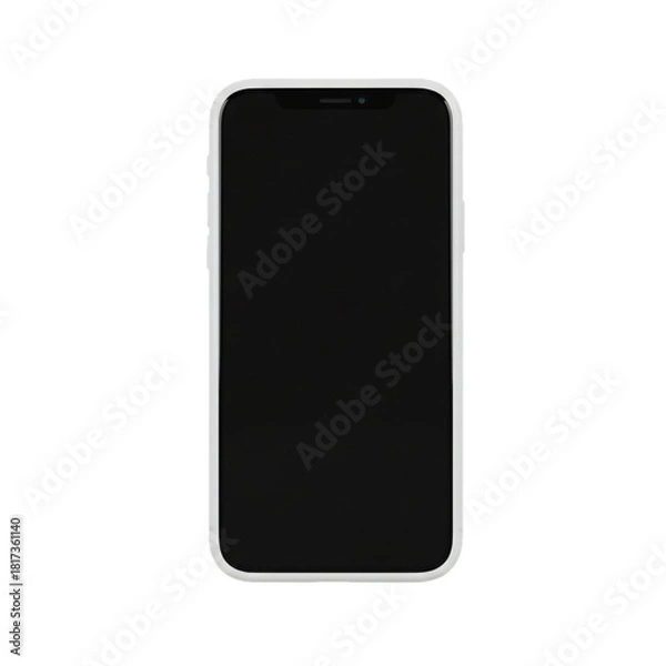 Obraz smart phone isolated on white