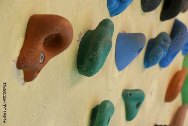 Fototapeta ボルダリングのホールド