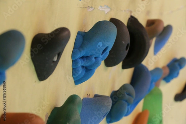 Fototapeta ボルダリングのホールド