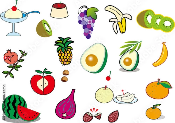 Fototapeta 果物
