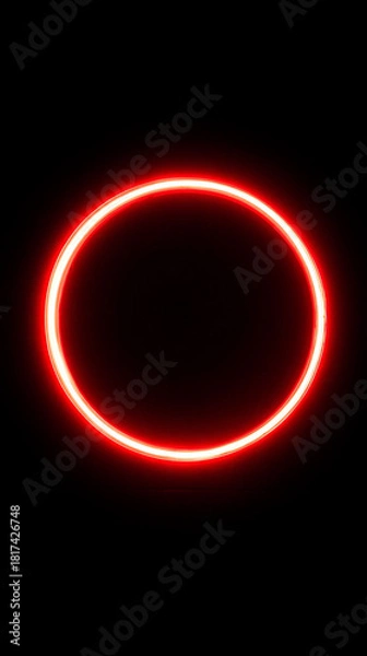 Fototapeta Vibrant red fireworks bursting along the edge of a dark sky, creating a bold, festive accent with glowing sparks and dramatic celebratory energy along the frame.
