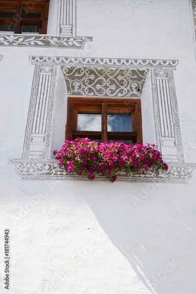 Fototapeta Blumenfenster