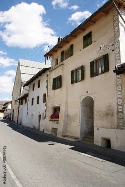 Fototapeta Alpengasse